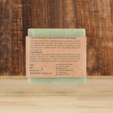 French Green Clay and Patchouli Soap