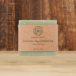 French Green Clay and Patchouli Soap